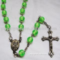 Fresh color Rosary Necklace with NEW SAINT BENEDICT ROSARY